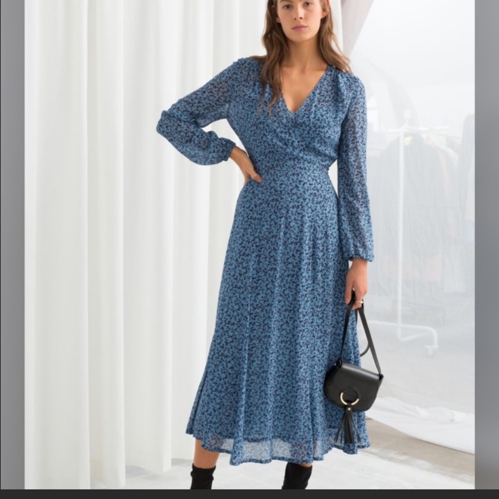 & Other Stories Midi Dress